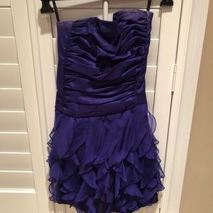 Purple short homecoming dress
